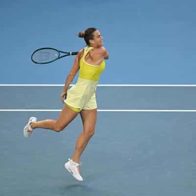 Sabalenka downs Stephens as title defence begins