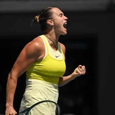 Sabalenka emulates Serena as Gauff fights into QF