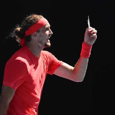 Fuming Zverev almost knocked over by a feather