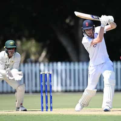 Flintoff's son belts hundred for Lions in Australia