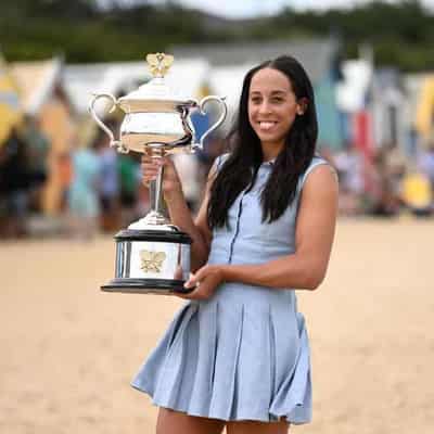 Keys overcomes pressure, self-doubt to win maiden slam