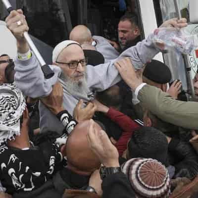 Three Israeli hostages released in latest Gaza exchange