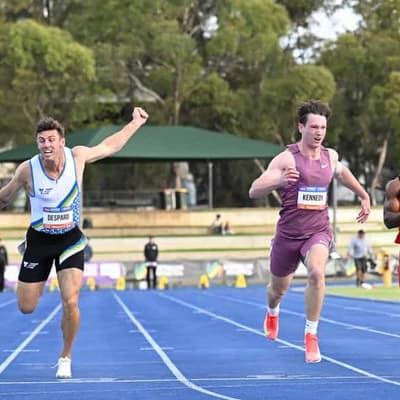 Kennedy turns flying start into 100m win in Adelaide