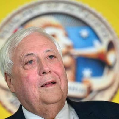 Clive Palmer echoes Trump in new political party launch