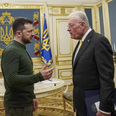 Ukraine talks with US envoy 'restore hope': Zelenskiy