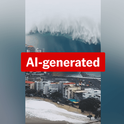 Viral PNG tsunami videos use AI to spread fear
