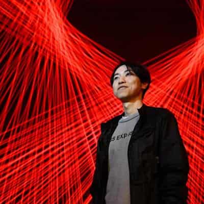 Laser beams focus on future of arts festival Rising