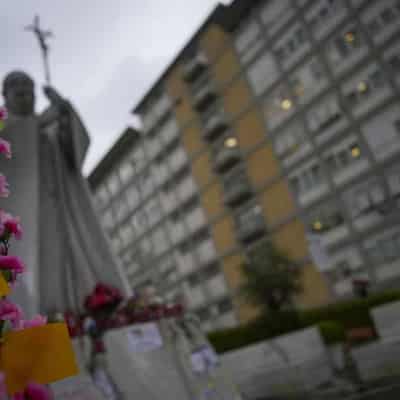 Pope marks 12th anniversary of papacy in hospital