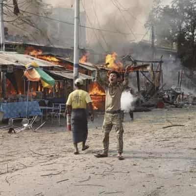 Air strike in Myanmar kills nearly 30 people