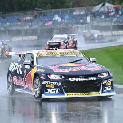Rain slams brakes on Supercars sprint in Melbourne