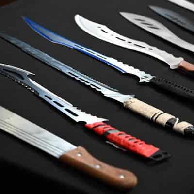 Hunt for machete killers amid calls for immediate ban
