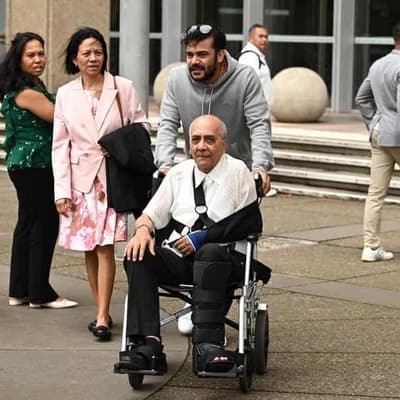 Family tears as man released over fatal neighbour feud