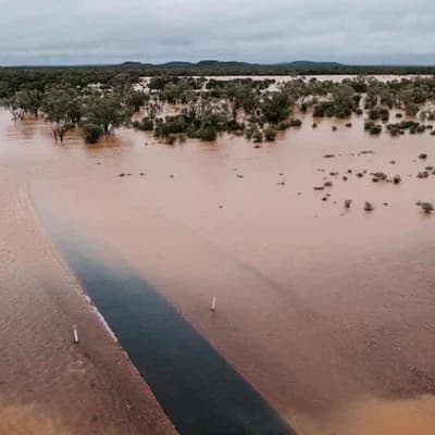 Flood saturates farthest inland town with rains to come