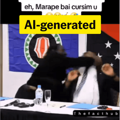 PNG, Bougainville leaders punch-up video is AI-generated