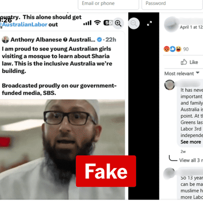 Parody account targeting Albanese deceives with sharia law post