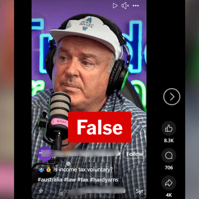 No, paying income tax is not voluntary in Australia