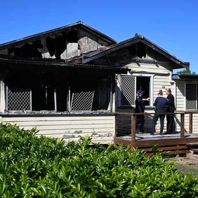 Mum in hospital with three children dead in house fire