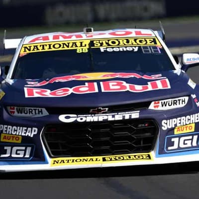 Red-hot Feeney tops Supercars practice in Tasmania