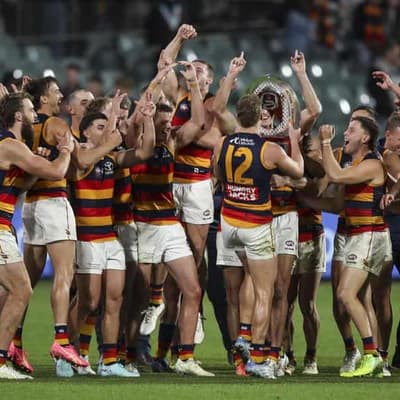 Crows coach content after downing arch foes Port