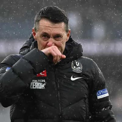 McRae in tears as Magpies win amid 'horrible sadness'