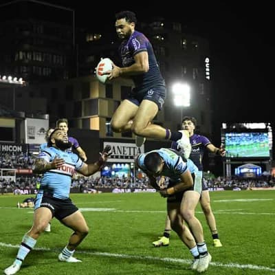 Undermanned Sharks show premiership might to beat Storm