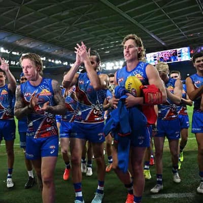 'Unflappable' Dog Dale breaks club record in AFL rout