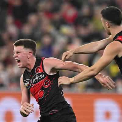 Debutant fires in Essendon's scrappy Dreamtime win