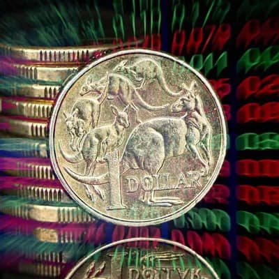 Aussie dollar hits six-month high as shares trade flat