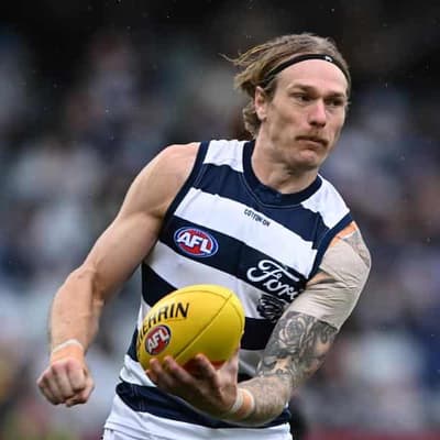 Geelong star defender in the clear over brutal bump