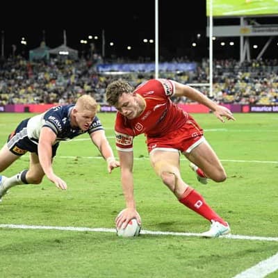 Bostock's four tries fire Dolphins to destroy Cowboys