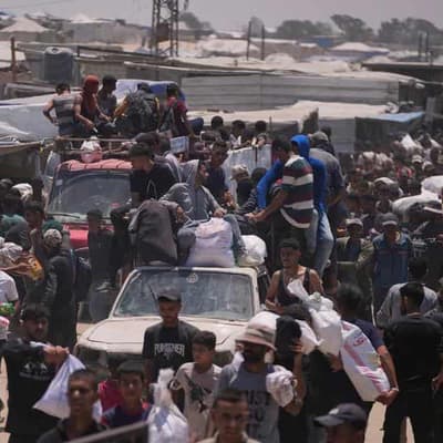 Israeli fire kills 35 people in Gaza, many at aid site