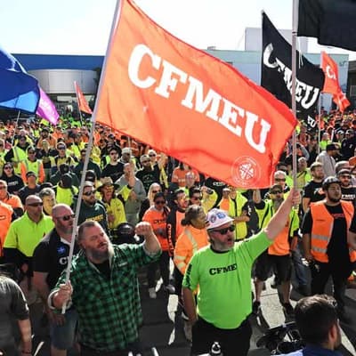 Defiant CFMEU launches protests over court decision