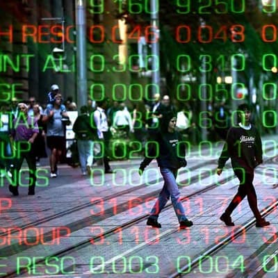 Mining sector surges but Australia shares lose ground