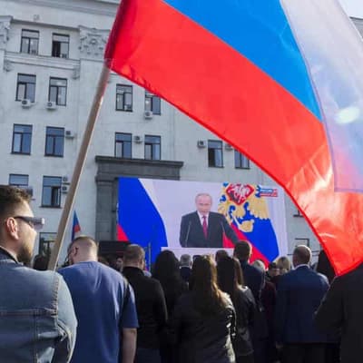 Russia says its troops occupy Ukraine’s Luhansk region