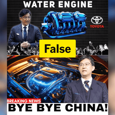 No truth in claims about Toyota unveiling 'water-powered' car