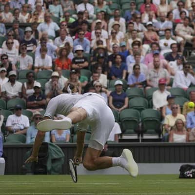 It's Wimble-done for world No.3, but Sinner sizzles