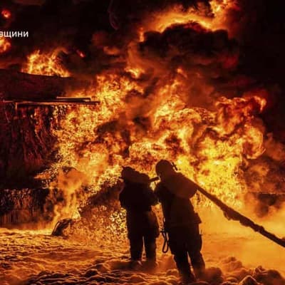 Kyiv hits Russian air base as drones pound Ukraine