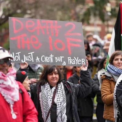 Pro-Palestine protesters defiant as crackdown looms