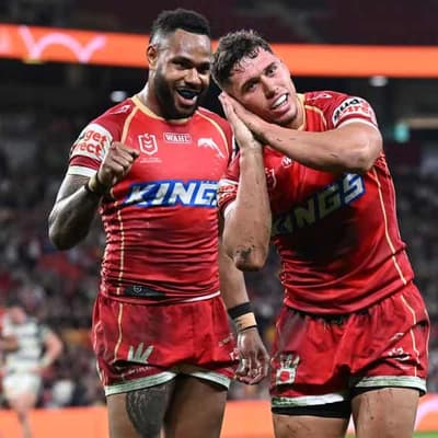 Dolphins back in NRL eight after blitzing Cowboys