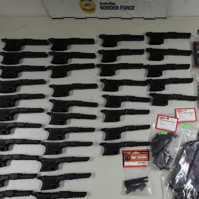 Man charged after 'significant' firearms parts bust