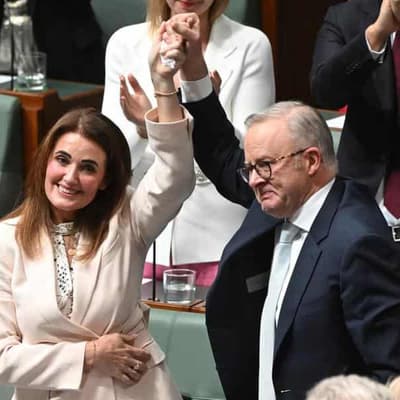 Dutton dethroner shares emotional journey to parliament