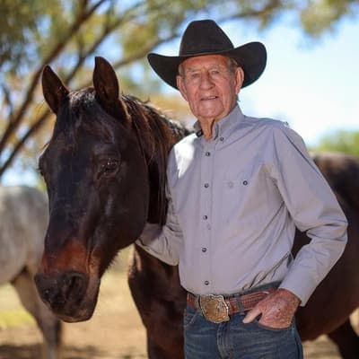 The world's oldest cowboy and still livin' the dream
