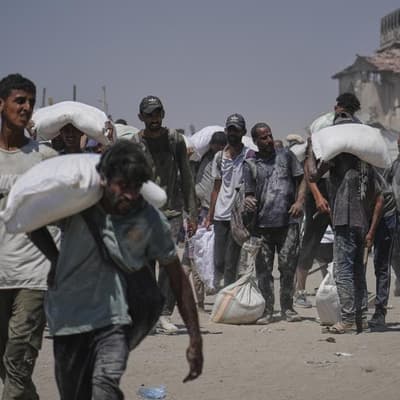 Israeli strikes in Gaza as some aid restrictions eased