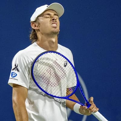 Quarter-final proves a road too hard for de Minaur