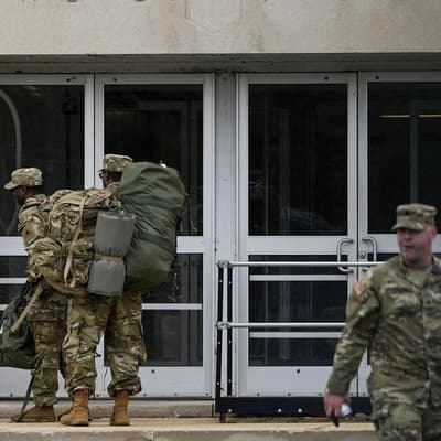 National Guard gathers in Washington after Trump order