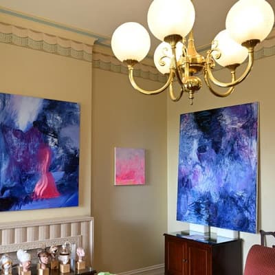 Room by room, future of art on show in historic hotel