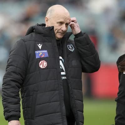 Port Adelaide coach misses his last training session