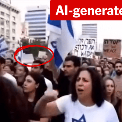 AI demonstration videos distort reality at a time of genuine global protests