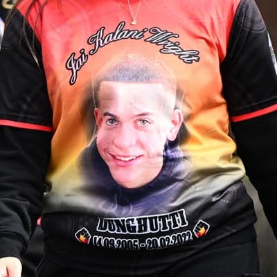 Family walks out as court vision shows teen hit cop car