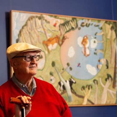 'Goat farmer' rose to become toast of contemporary art